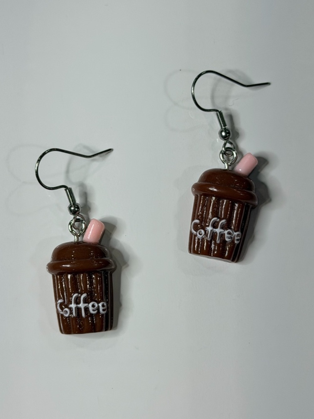 Cute Coffee Drink Earrings • Kawaii Fun Food Jewelry